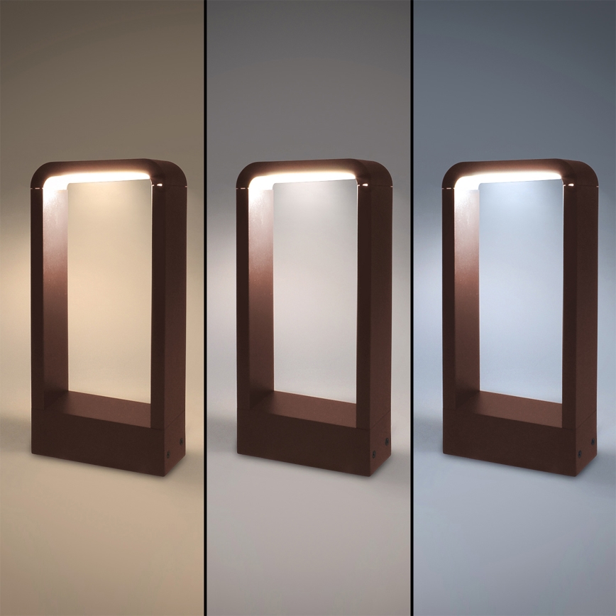 Brilagi - Lampe LED d'extérieur BARI LED/7W/230V 3000/4000/6000K marron IP54 30 cm