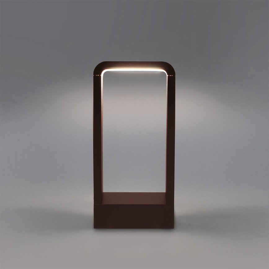 Brilagi - Lampe LED d'extérieur BARI LED/7W/230V 3000/4000/6000K marron IP54 30 cm