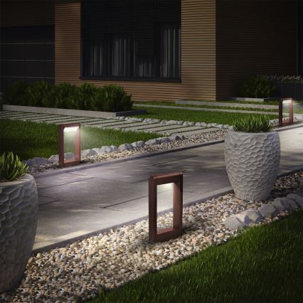 Brilagi - Lampe LED d'extérieur CROTONE LED/7W/230V marron IP54 30 cm