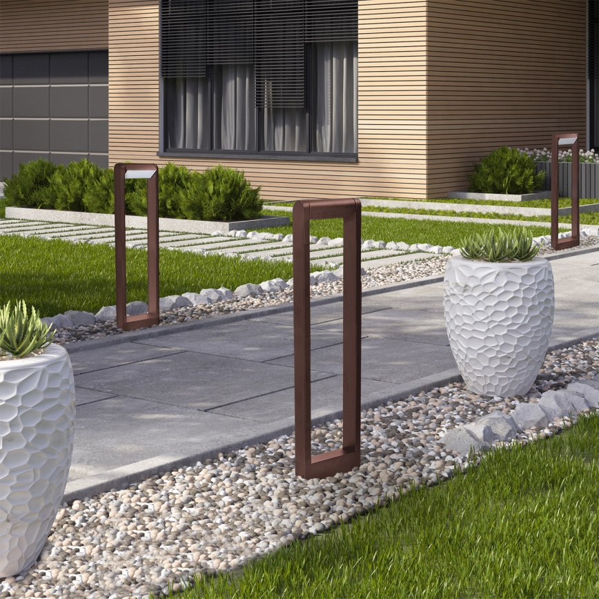 Brilagi - lampe LED d'extérieur CROTONE LED/7W/230V marron IP54 80 cm