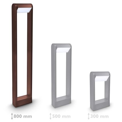 Brilagi - lampe LED d'extérieur CROTONE LED/7W/230V marron IP54 80 cm