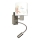 Brilagi - Lampe murale flexible à LED pour enfants BOBO 1xE27/25W/230V + LED/3W chrome mat/blanc/motifs d'animaux