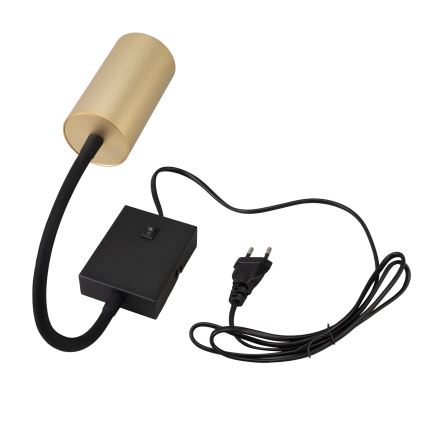 Brilagi - Applique murale flexible avec interrupteur SELE 1xGU10/30W/230V noir/doré