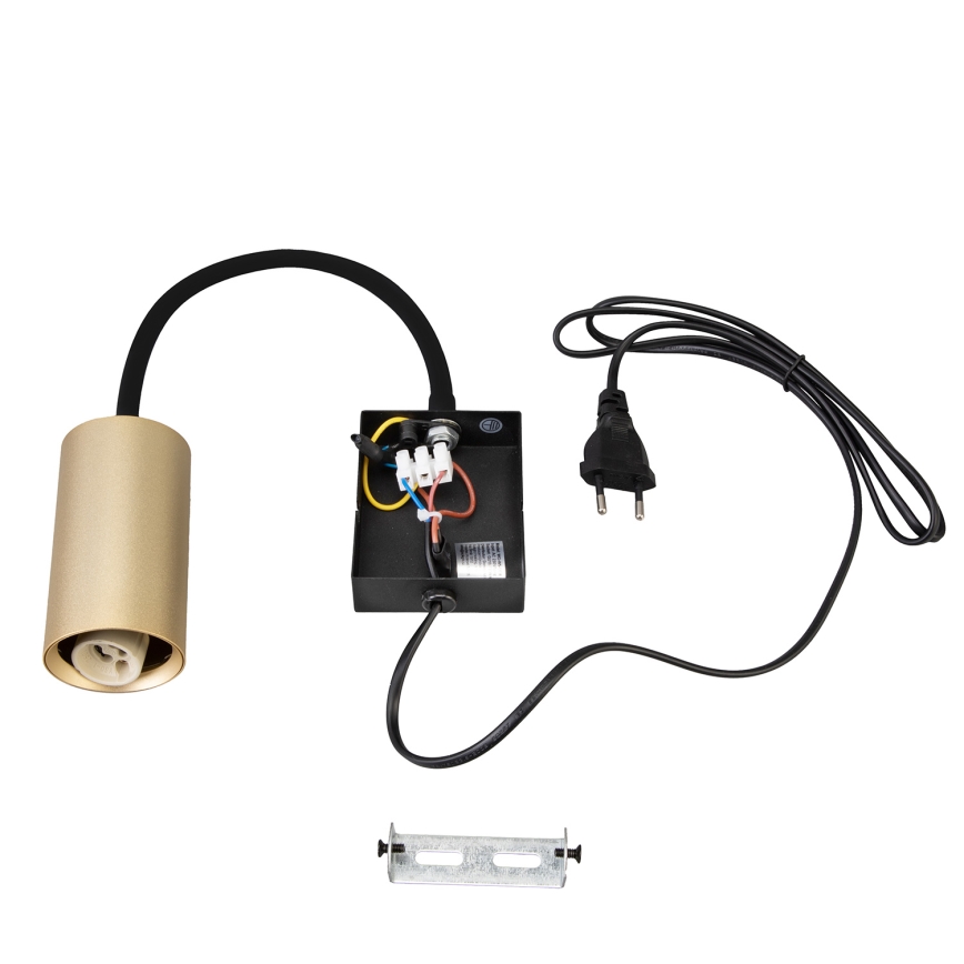 Brilagi - Applique murale flexible avec interrupteur SELE 1xGU10/30W/230V noir/doré