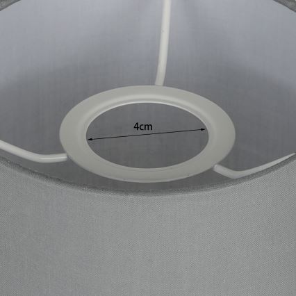 Brilagi - Applique murale LED flexible NUBILA 1xE27/25W/230V + LED/3W blanc/gris clair