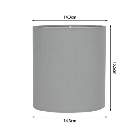 Brilagi - Applique murale LED flexible NUBILA 1xE27/25W/230V + LED/3W blanc/gris clair