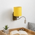 Brilagi - Lampe murale LED flexible NUBILA 1xE27/25W/230V + LED/3W laiton/jaune