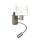 Brilagi - Lampe murale LED flexible pour enfants BOBO 1xE27/25W/230V + LED/3W chrome mat/blanc/licornes