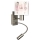 Brilagi - Lampe murale LED flexible pour enfants BOBO 1xE27/25W/230V + LED/3W chrome mat/blanc/rose/motif chaussons de ballet