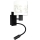 Brilagi - Lampe murale LED flexible pour enfants BOBO 1xE27/25W/230V + LED/3W noir/blanc/licornes