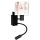 Brilagi - Lampe murale LED flexible pour enfants BOBO 1xE27/25W/230V + LED/3W noir/blanc/rose/chaussons de ballet