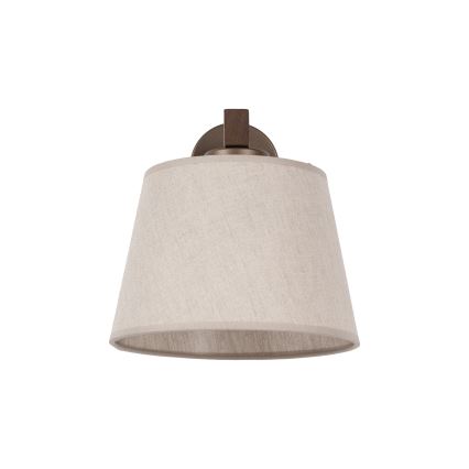 BRILAGI - Lampe murale LED LATTE 1xE27/15W/230V pin/beige