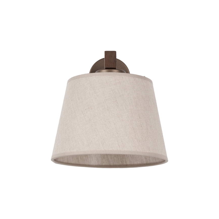 BRILAGI - Lampe murale LED LATTE 1xE27/15W/230V pin/beige