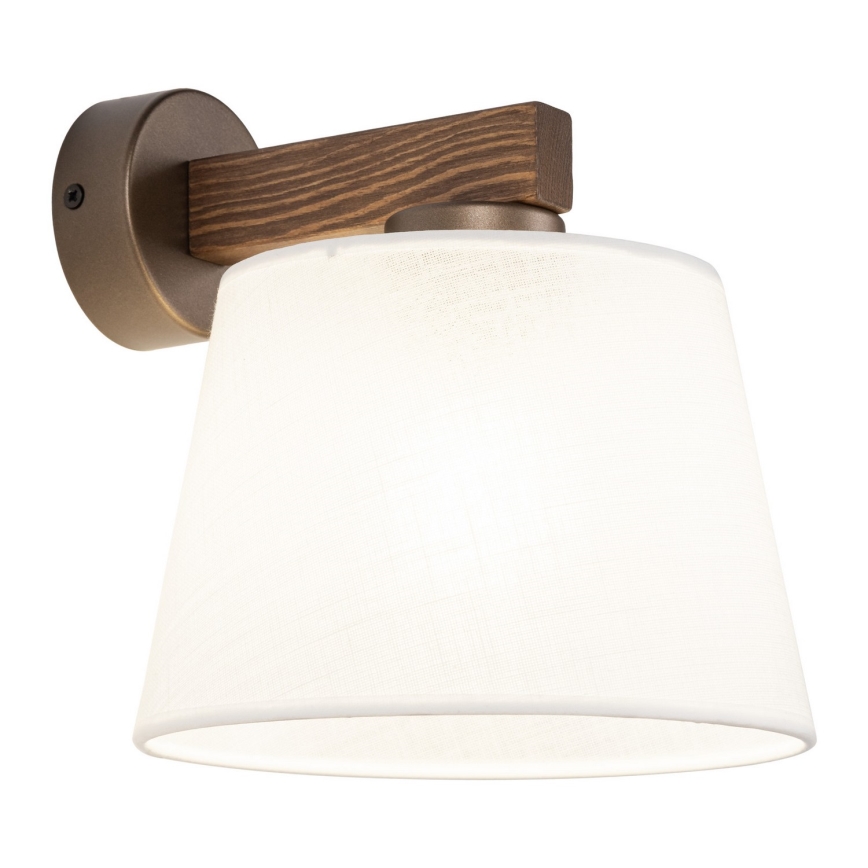 BRILAGI - Lampe murale LED LATTE 1xE27/15W/230V pin/blanc