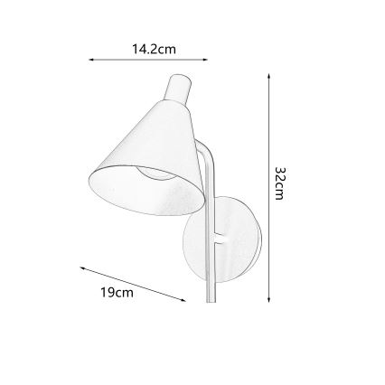 Brilagi - Lampe murale LUCERA LED/3W/230V jaune