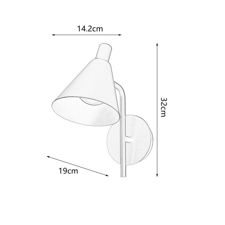 Brilagi - Lampe murale LUCERA LED/3W/230V jaune