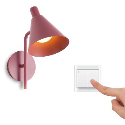Brilagi - Lampe murale LUCERA LED/3W/230V rouge bordeaux
