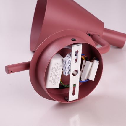 Brilagi - Lampe murale LUCERA LED/3W/230V rouge bordeaux