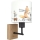 Brilagi - Lampe murale pour enfant BOBO WOOD 1xE27/25W/230V chêne/noir/blanc/motifs d'animaux