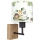 Brilagi - Lampe murale pour enfant BOBO WOOD 1xE27/25W/230V chêne/noir/blanc/vert/jungle