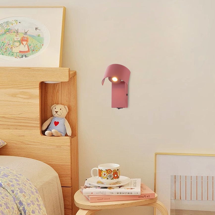 Brilagi - Lampe murale VASTO LED/3W/230V bordeaux