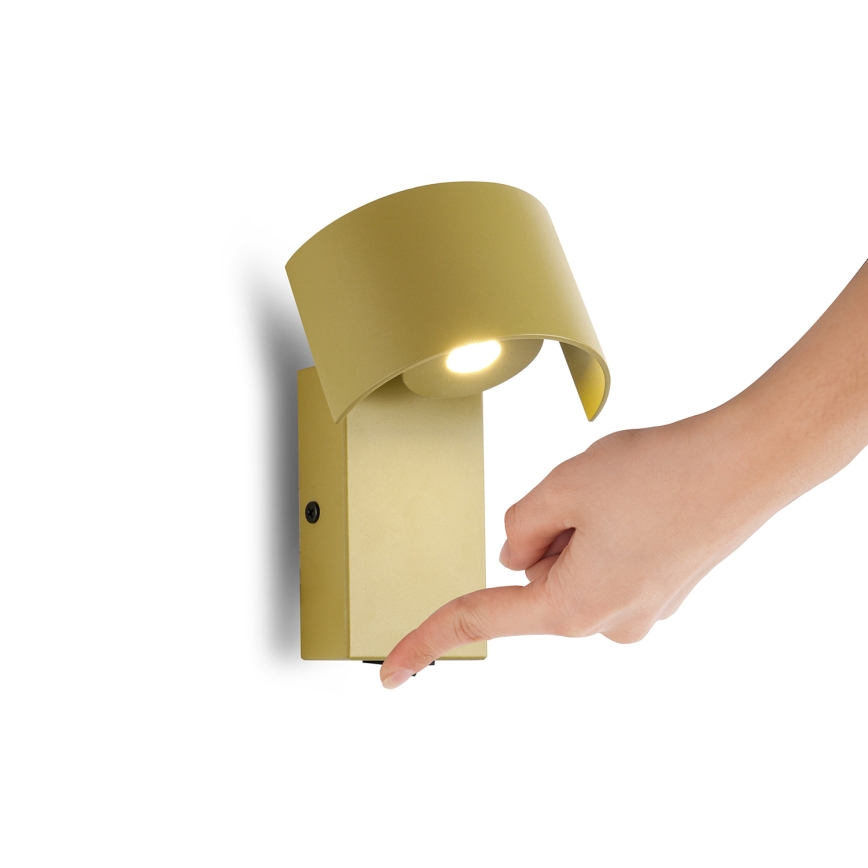 Brilagi - Lampe murale VASTO LED/3W/230V jaune