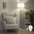 Brilagi - lampe sur pied LED CERIA 1xE27/40W/230V Ø 45 cm blanche