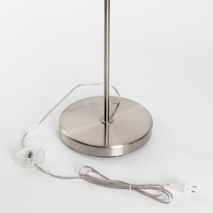 Brilagi - lampe sur pied LED CERIA 1xE27/40W/230V Ø 45 cm noir / chrome mat