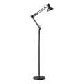 Brilagi - Lampe sur pied orientable TASKER 1xE27/60W/230V 184 cm noire
