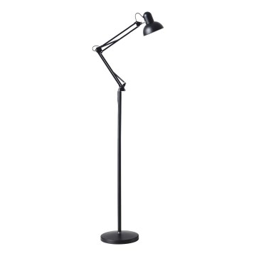 Brilagi - Lampe sur pied orientable TASKER 1xE27/60W/230V 184 cm noire