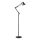 Brilagi - Lampe sur pied orientable TASKER 1xE27/60W/230V 184 cm noire