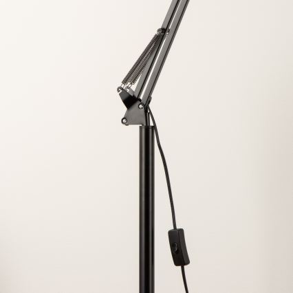 BRILAGI - Lampe sur pied orientable TASKER 1xE27/60W/230V 184 cm noire