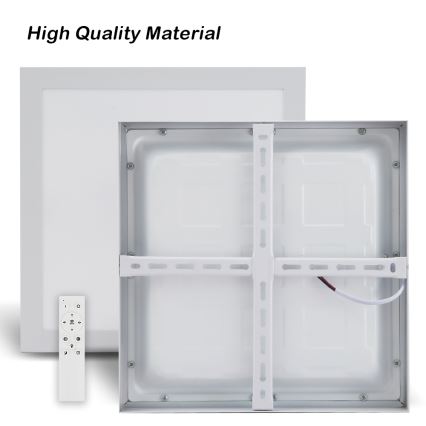 Brilagi - Applique de plafond de salle de bain dimmable FRAME SMART LED/24W/230V 30x30 cm 3000-6000K IP44 blanche + télécommande