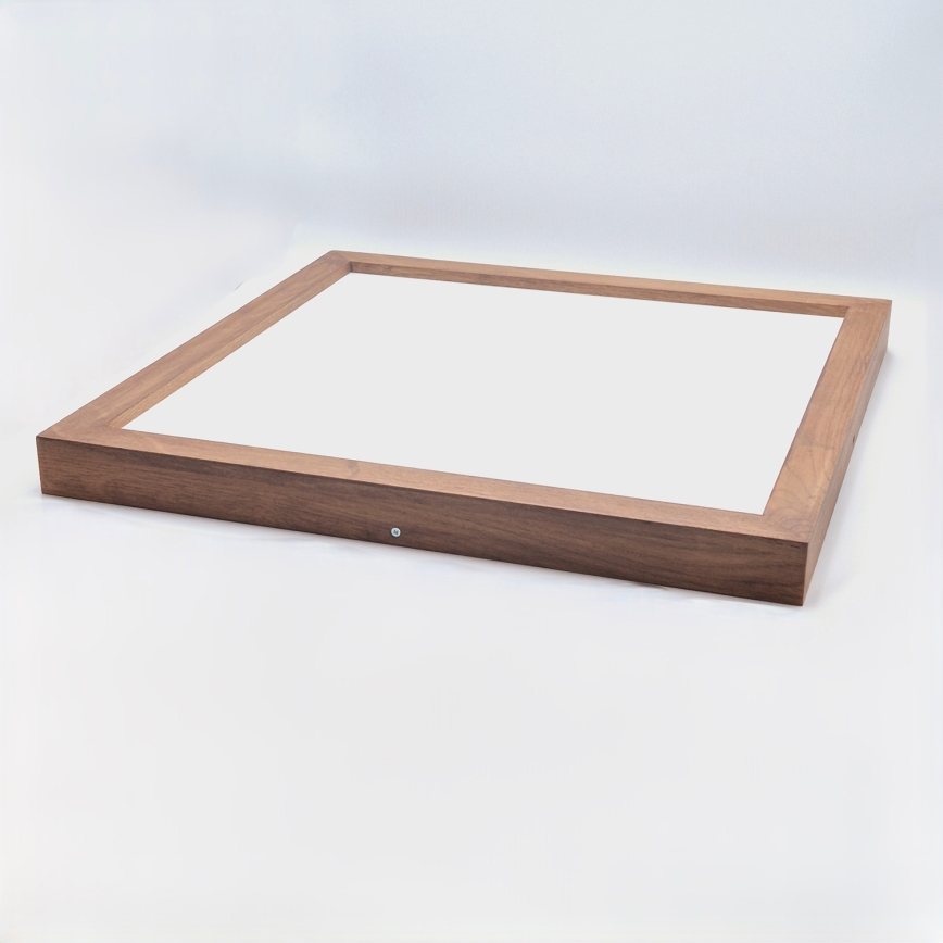 Brilagi - LED Plafonnier de salle de bain WOODY FRAME LED/40W/230V 60x60 cm IP44 cerise