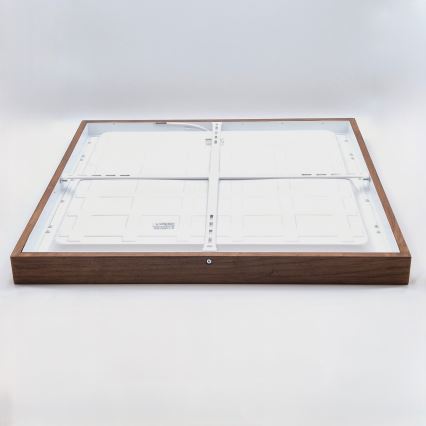 Brilagi - LED Plafonnier de salle de bain WOODY FRAME LED/40W/230V 60x60 cm IP44 cerise