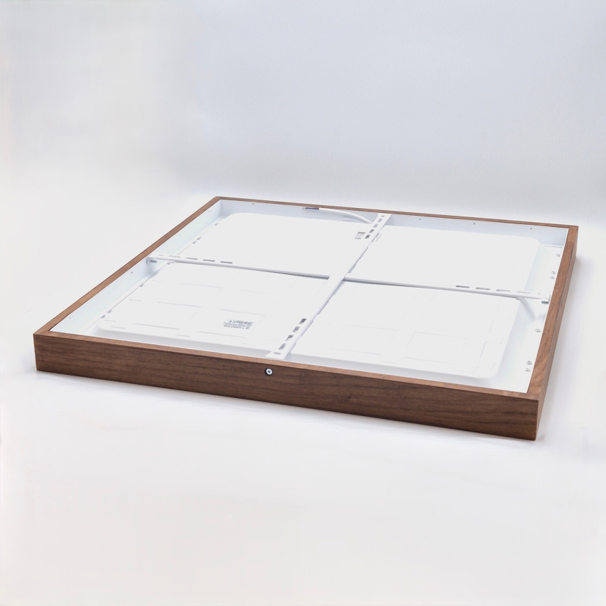 Brilagi - LED Plafonnier de salle de bain WOODY FRAME LED/40W/230V 60x60 cm IP44 cerise