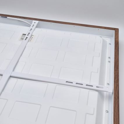 Brilagi - LED Plafonnier de salle de bain WOODY FRAME LED/40W/230V 60x60 cm IP44 cerise