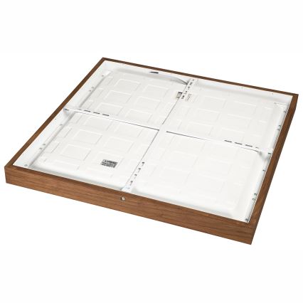Brilagi - LED Plafonnier de salle de bain WOODY FRAME LED/40W/230V 60x60 cm IP44 cerise