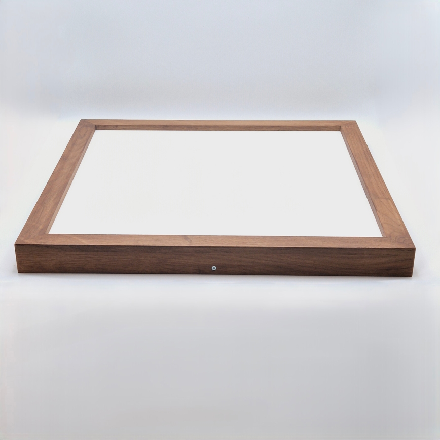 Brilagi - LED Plafonnier de Salle de Bain WOODY FRAME LED/50W/230V 60x60 cm IP44 chêne cerise
