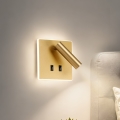 BRILAGI - LED Applique murale à spots ZAYA DOUBLE LED/8W/230V + LED/3W dorée