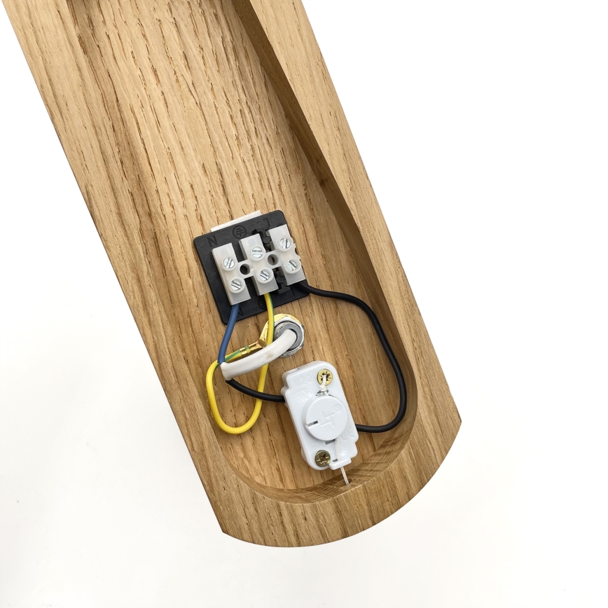 Brilagi - LED Applique murale COTTAGE 1xG9/40W/230V chêne/blanc