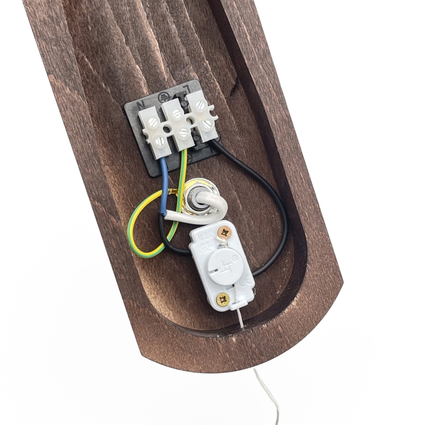 Brilagi - LED Applique murale COTTAGE 1xG9/40W/230V hêtre/blanc