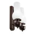 Brilagi - LED Applique murale COTTAGE 2xE14/40W/230V hêtre/blanc