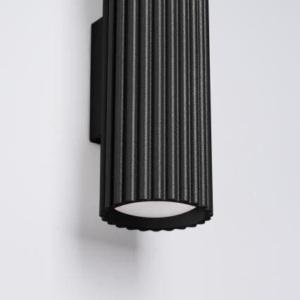 Brilagi - LED Applique murale CRESTO 2xGU10/10W/230V 20 cm noire