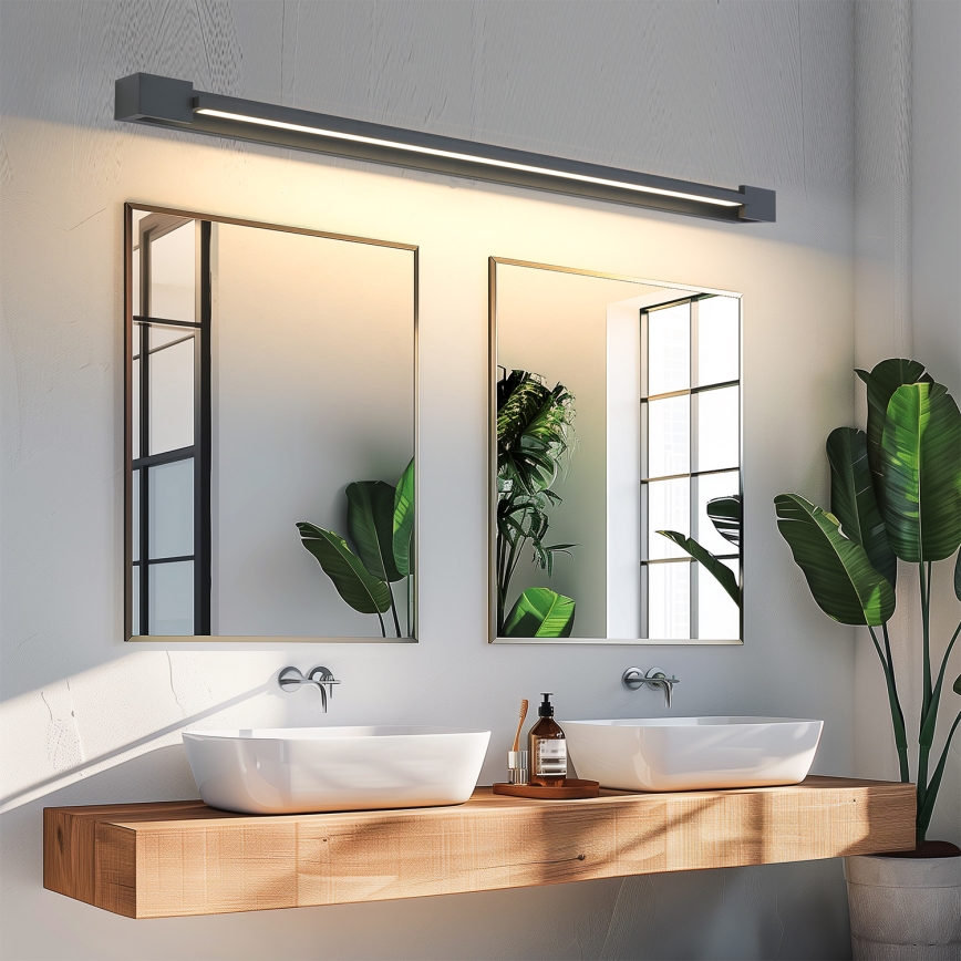 Brilagi - Applique murale d'extérieur LED AQUA LINE, 36 W, 230 V, 120 cm, IP44, anthracite, IRC 90