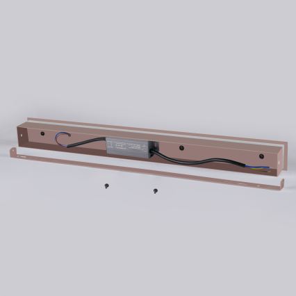 Brilagi - Applique murale extérieure LINEAR LED/12W/230V 3000K IP65 50 cm marron IRC 90