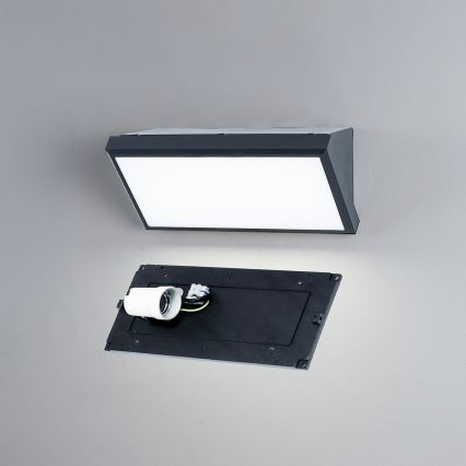 Brilagi - Applique murale extérieure LED dimmable TRIANGLE 1xE27/6W/230V 2700-6500K IP65 anthracite