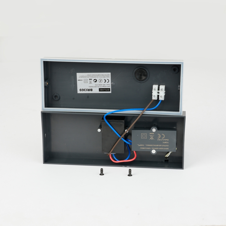 Brilagi - Applique murale extérieure avec détecteur TESSI LED/10W/230V anthracite IP54