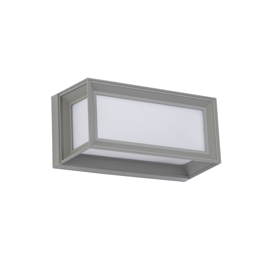Brilagi - Applique murale extérieure PARKER LED/12W/230V 3000/4500/6000K grise IP44