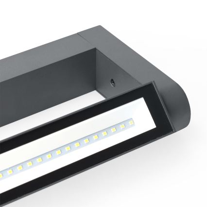 BRILAGI - Applique murale extérieure LED pour façade SALERNO LED/12W/230V 35,5 cm antracit IP65